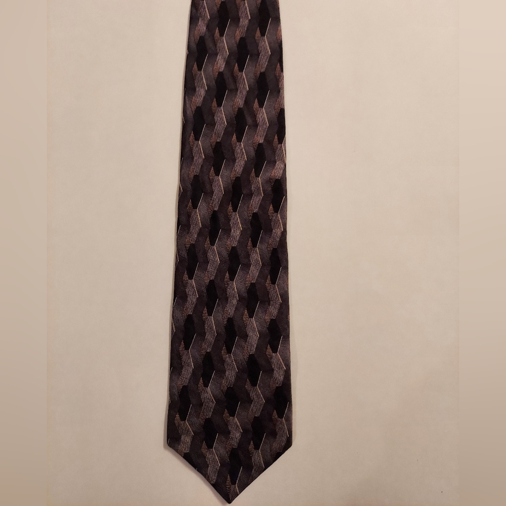 Vintage Allyn Saint George silk extra long tie - made in the USA - Picture 5 of 8
